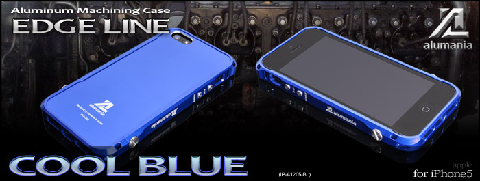 alumania iPhone5S/5 EDGE LINE View-COOL BLUE