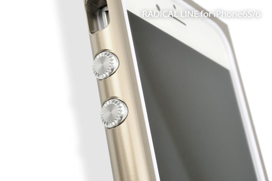 alumania RADICAL LINE for iPhone6S/6 指紋認証ボタン