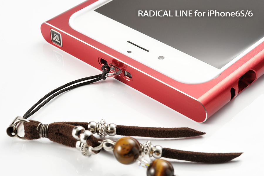 alumania RADICAL LINE for iPhone6S/6 ストラップアタッチメント