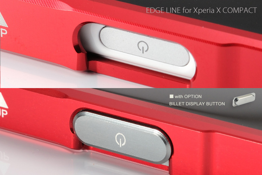 alumania EDGE LINE for Xperia X COMPACT 指紋認証ボタン