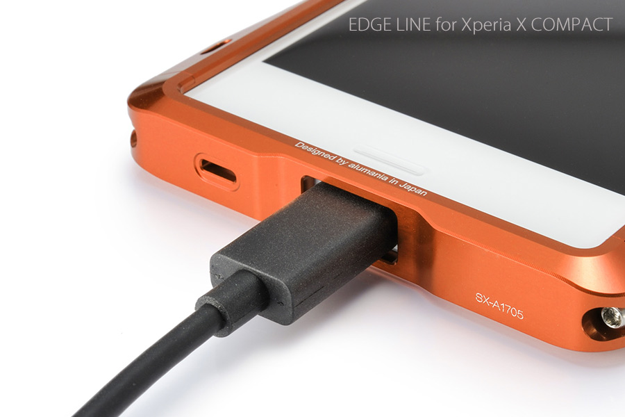 alumania EDGE LINE for Xperia X COMPACT USB