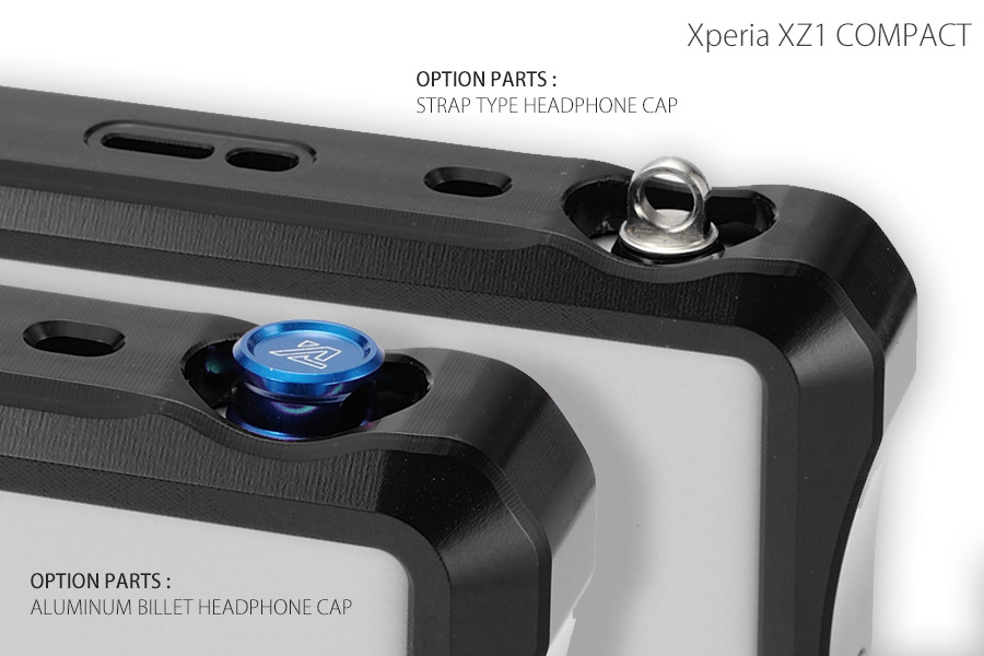 alumania EDGE LINE for Xperia XZ1-COMPACT ヘッドフォンキャップ