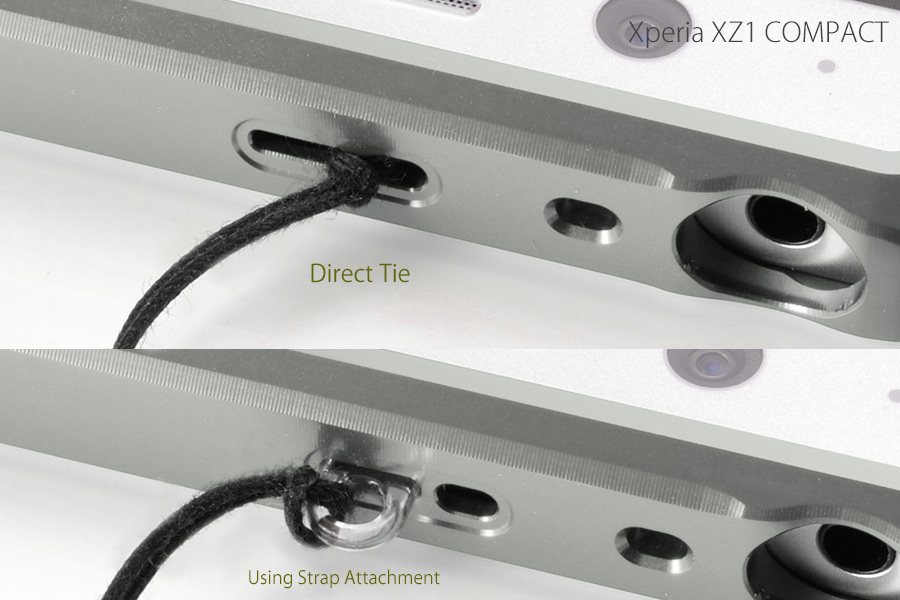 alumania EDGE LINE for Xperia XZ1-COMPACT ストラップアタッチメント