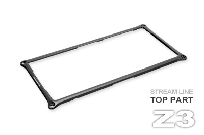 alumania Xperia Z3 STREAM LINE View-TP-MATTE BLACK