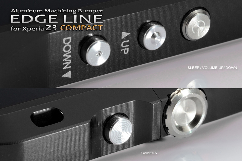 alumania Xperia Z3 COMPACT edge line View-BUTTON