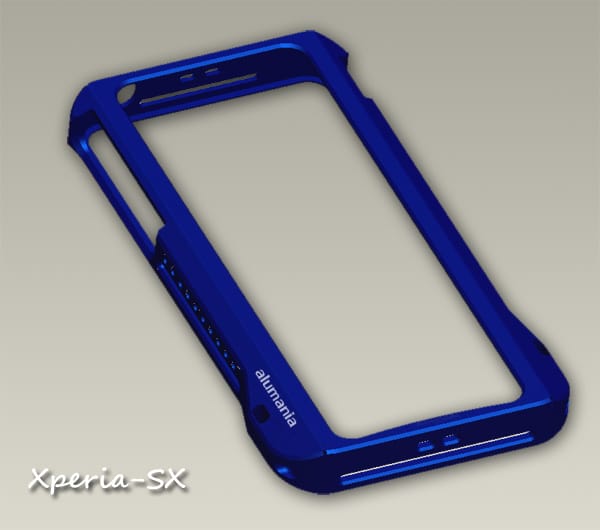 Xperia_SX(SO-05D)用アルミケースの設計変更