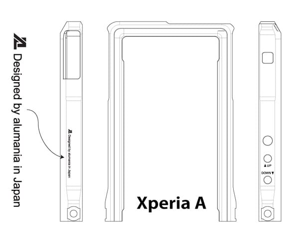 Xperia_A用EDGE_LINEのロゴ印字