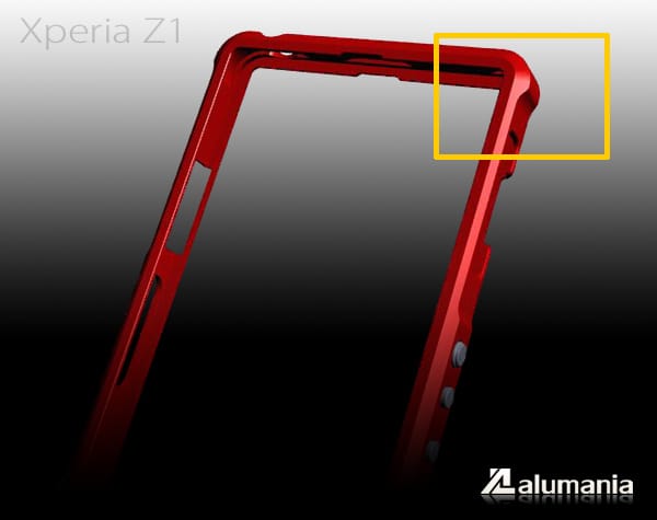 上部の両サイドを形状変更