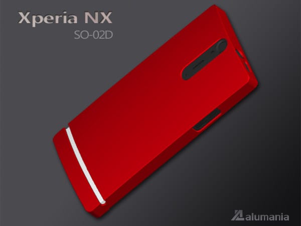Xperia_NX（SO-02D）のアルミケース開発を進めています。