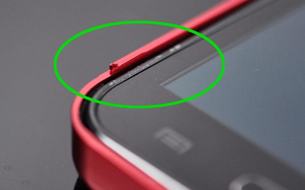 スライダーの挿入時の注意点として