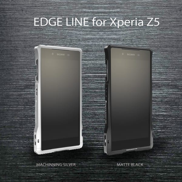 Z5用EDGE LINEのブラック、シルバーが明日より受注開始予定です。