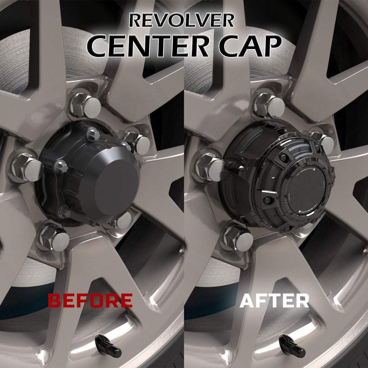 装着前と装着後