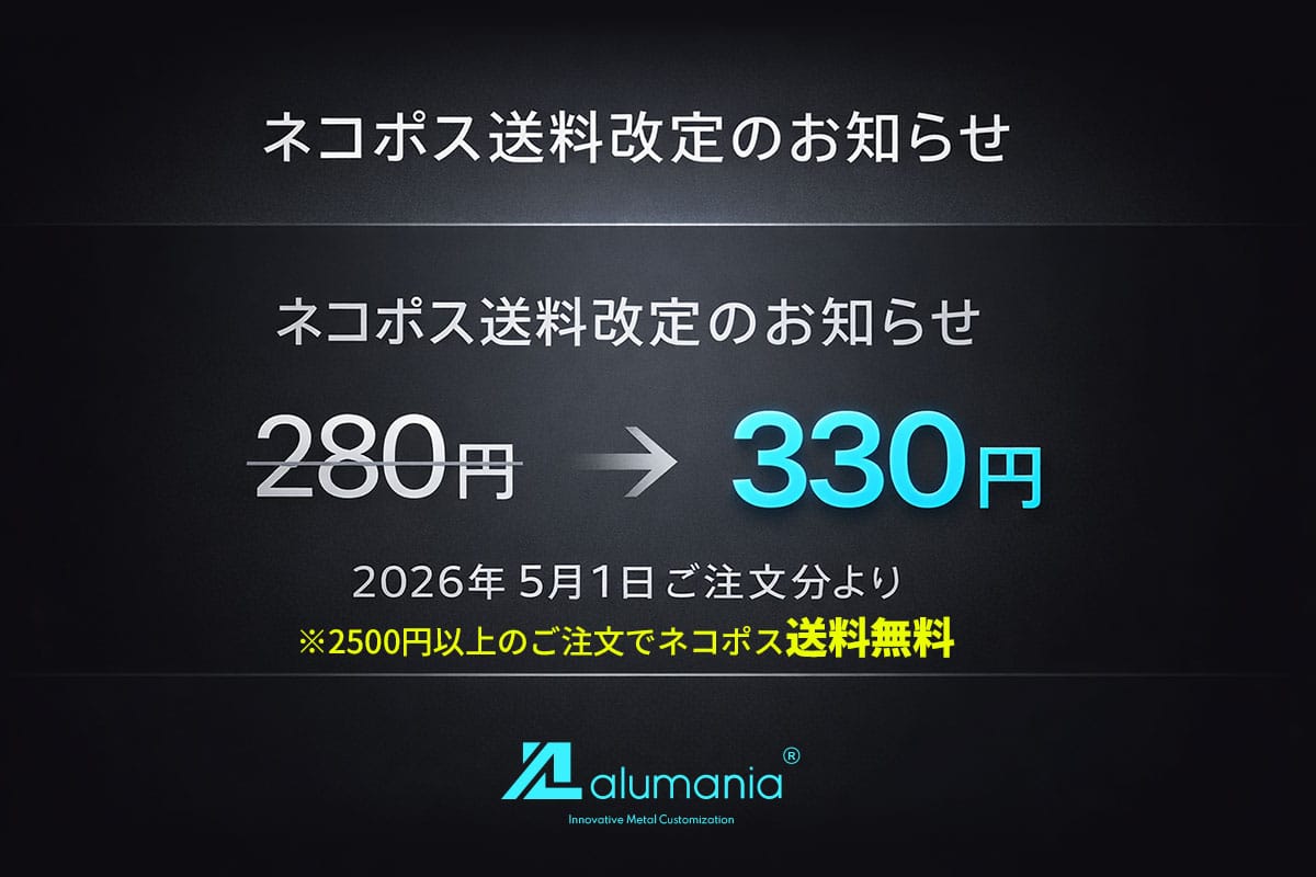 ネコポス送料変更