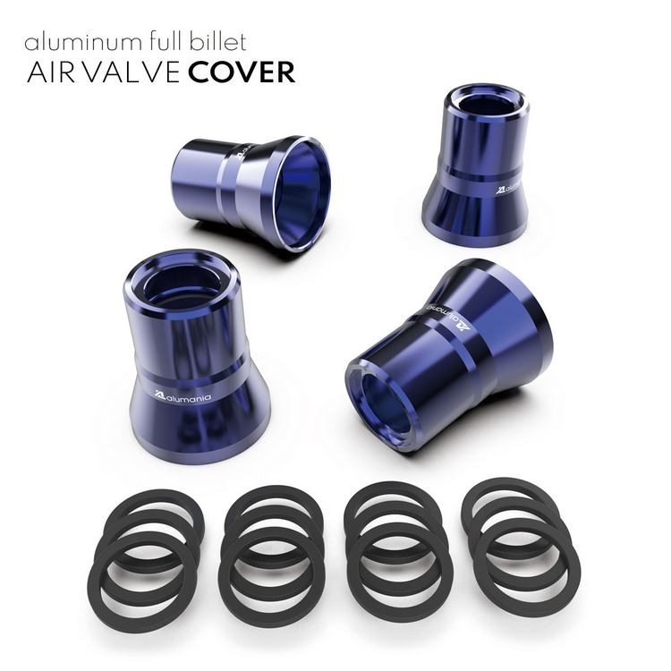 エアバルブカバーのブルー