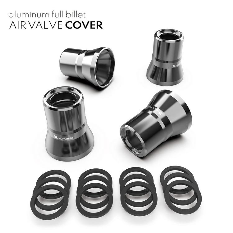 エアバルブカバーのガンメタ