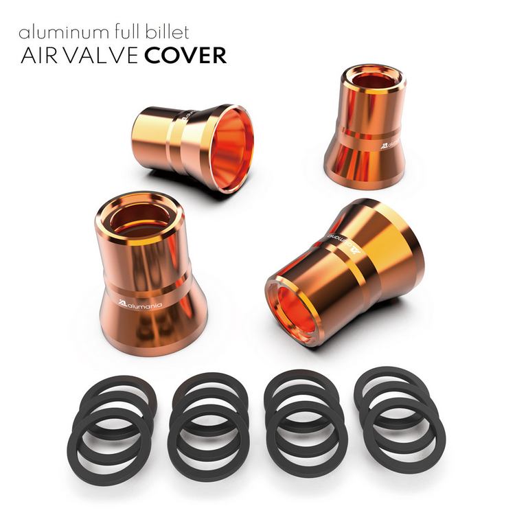 エアバルブカバーのオレンジ