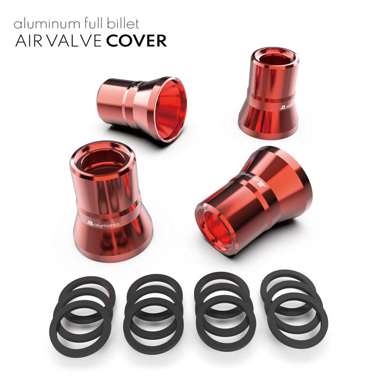 エアバルブカバーのレッド