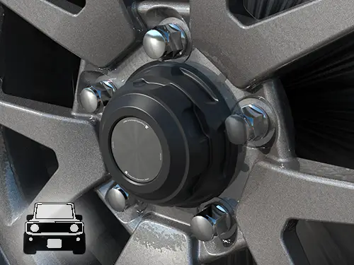 リヤホイール用センターキャップ