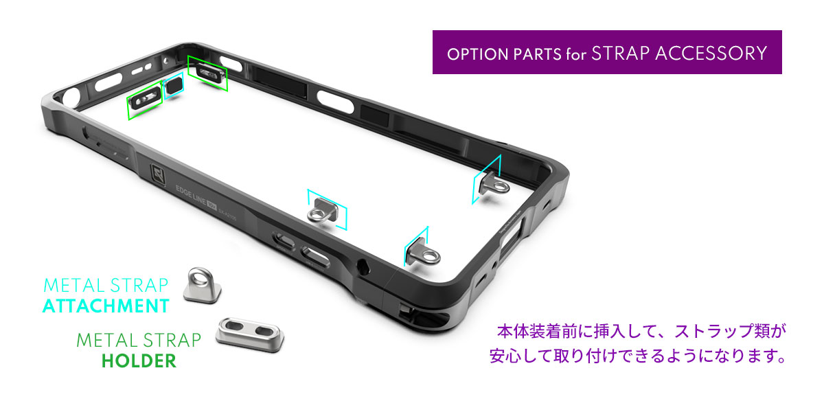 ソニーのXPERIA10Vを硬質なアルミフルビレットのバンパーで全身保護