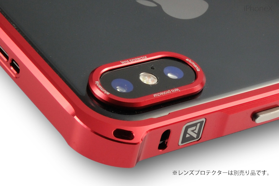 alumania EDGE LINE for iPhoneXs/X カメラレンズ保護