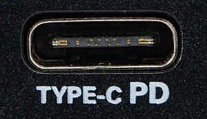 USB-Cの差し込み口