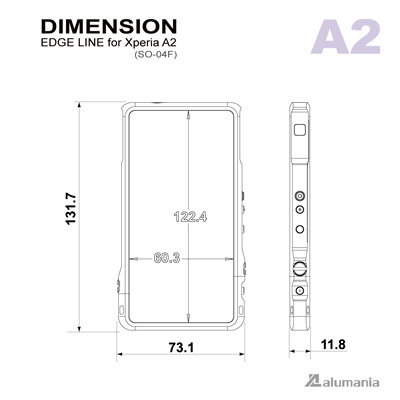 alumania Xperia A2 EDGE LINE View-Specification
