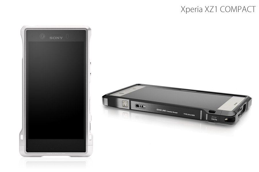 alumania EDGE LINE for Xperia XZ1-COMPACT 仕上げ画像