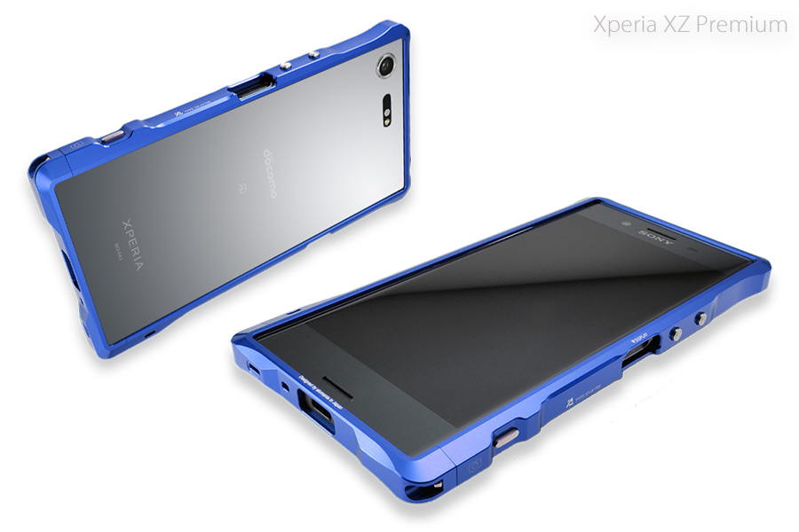 エッジライン Xperia XZ Premium ブルー