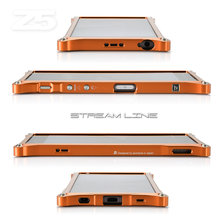 alumania Xperia Z5 STREAM LINE サイドビュー